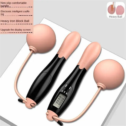 Intelligent Cordless Jump Rope - Negative Weight Ball & Steel
