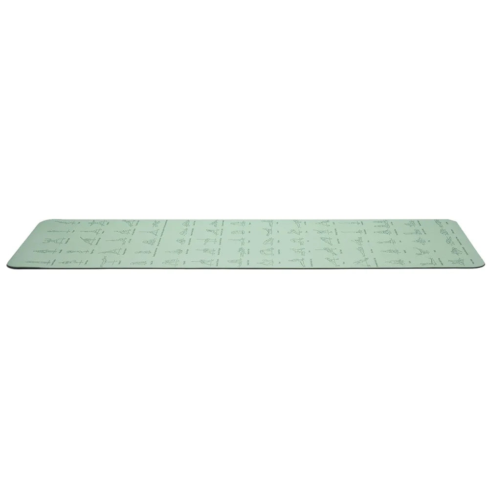 Eco-friendly TPE yoga mat for fitness, 183 x 61 cm, non-slip.