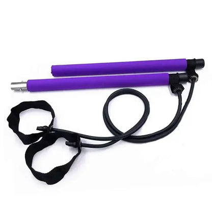 Portable Pilates Bar Kit with Resistance Band