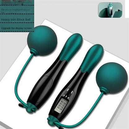 Intelligent Cordless Jump Rope - Negative Weight Ball & Steel