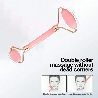 CryoGlow Ice Face Roller & Gua Sha Set