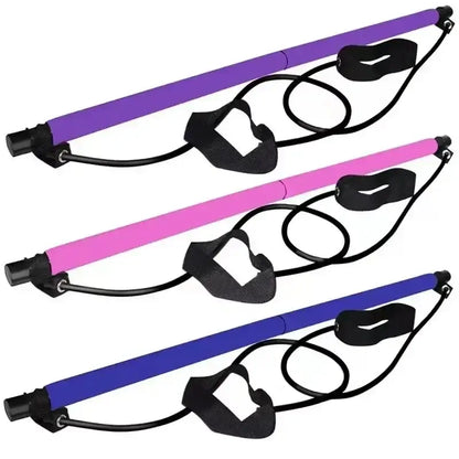 Portable Pilates Bar Kit with Resistance Band
