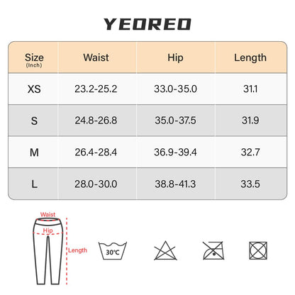 Seamless Yoga Pants Size