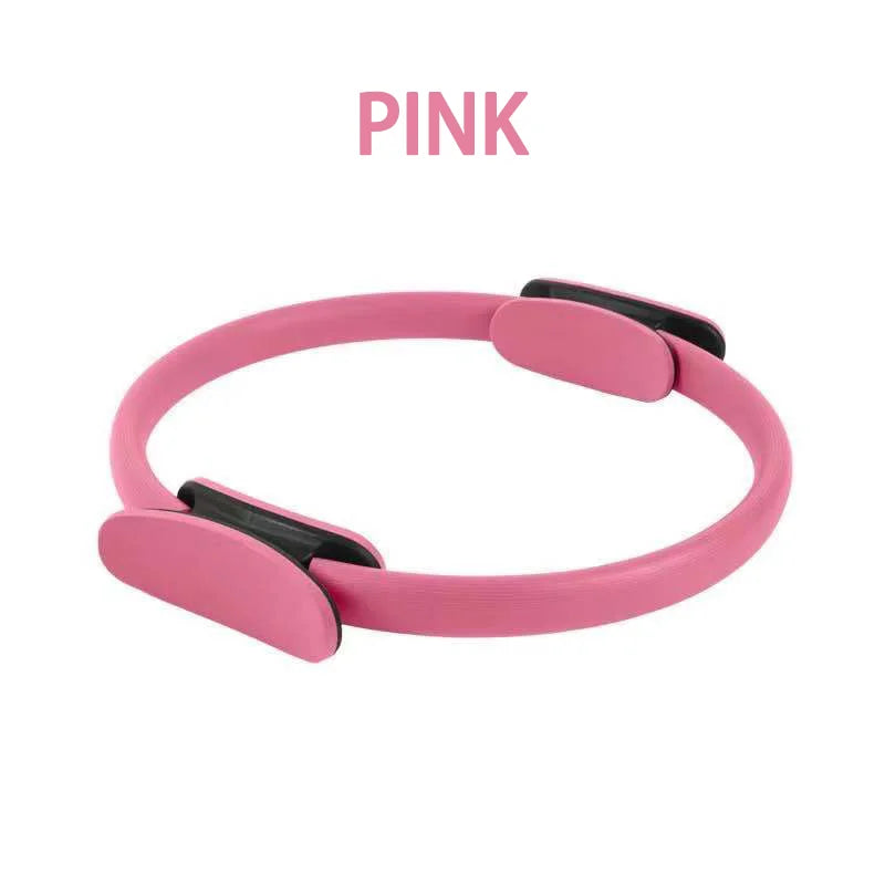 Pink MagicFit Pilates & Yoga Toning Ring for flexibility and strength training.