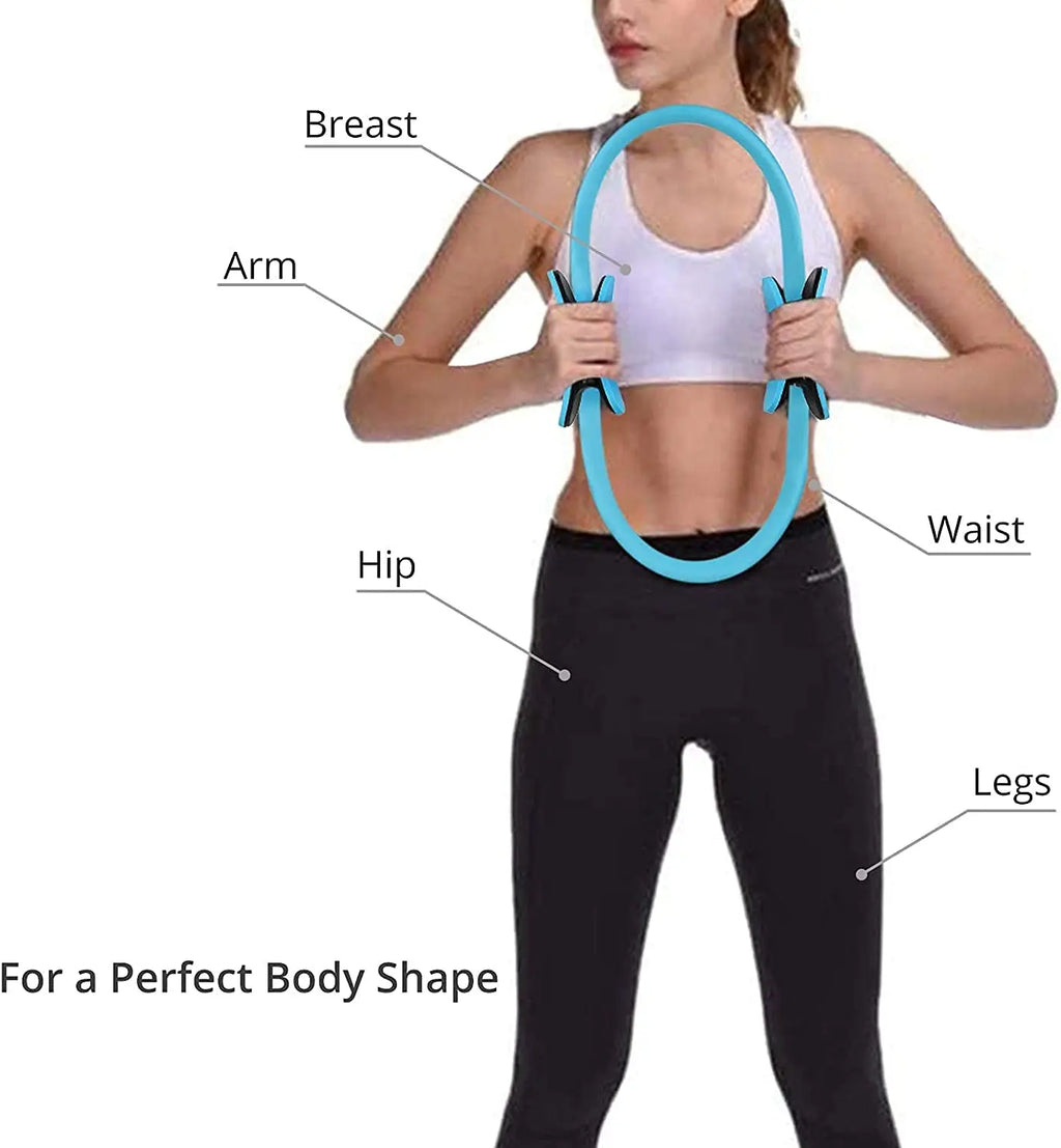 MagicFit Pilates & Yoga Toning Ring for full-body muscle engagement and flexibility enhancement during workouts.
