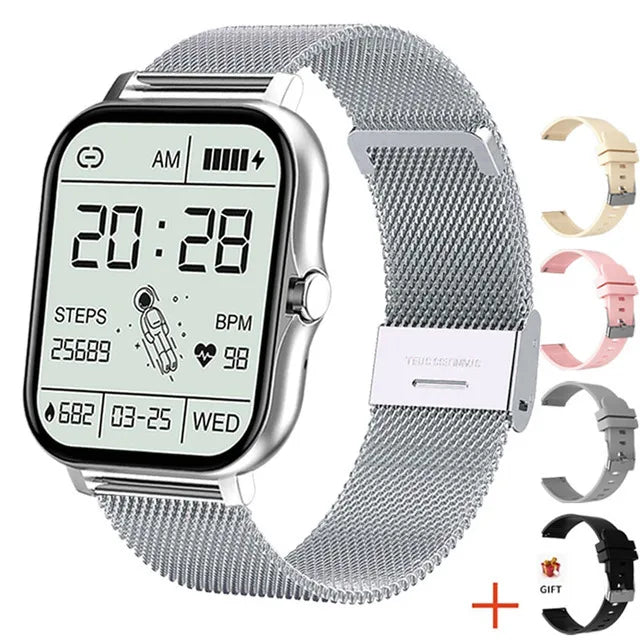 Silver Xiaomi Smart Watch Full Touch Screen