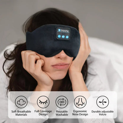 Soft breathable Bluetooth Wireless Eye Mask 