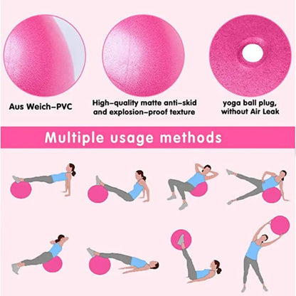 Versatile Pilates Yoga Ball with Multiple Uses