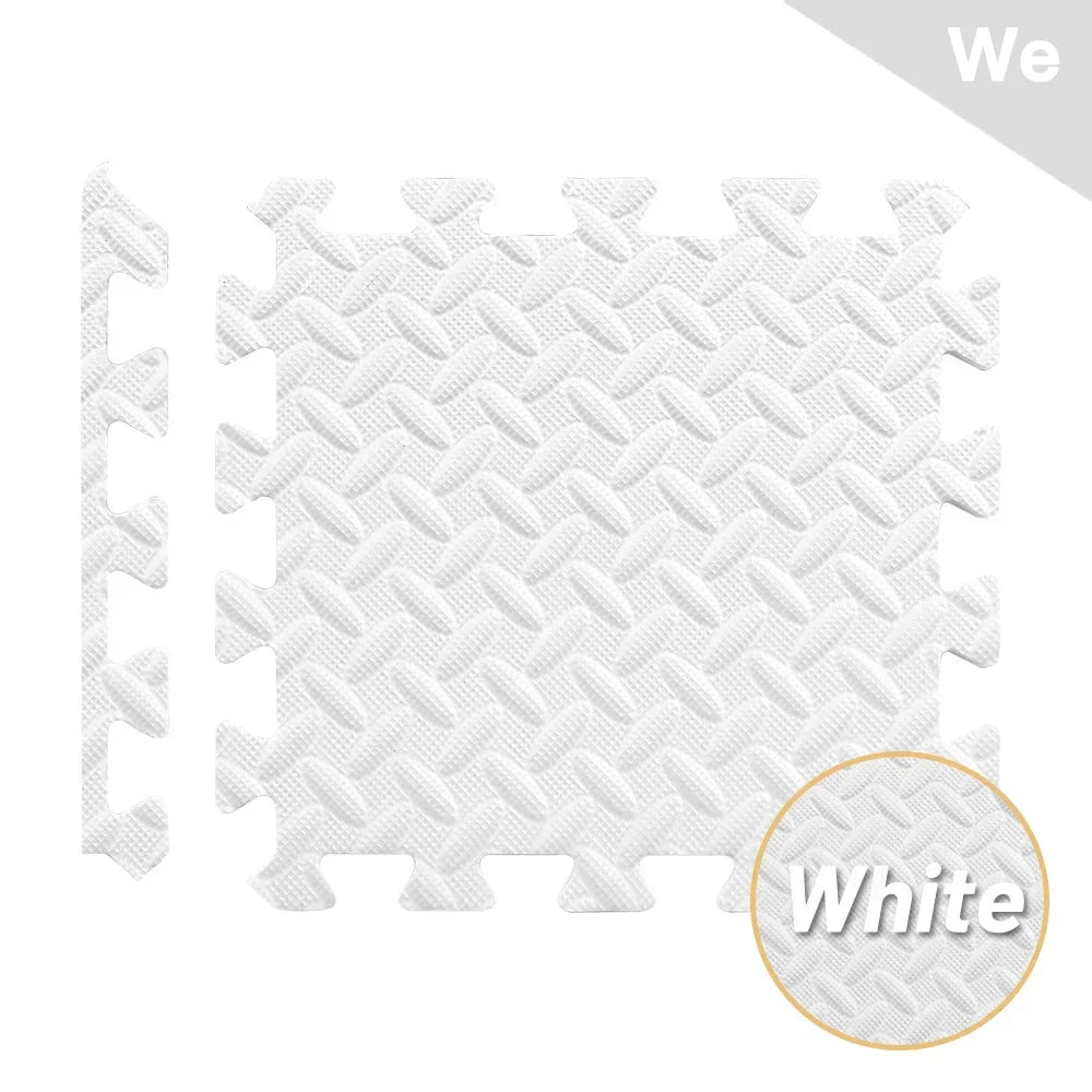 White yoga mat thick non slip floor mats