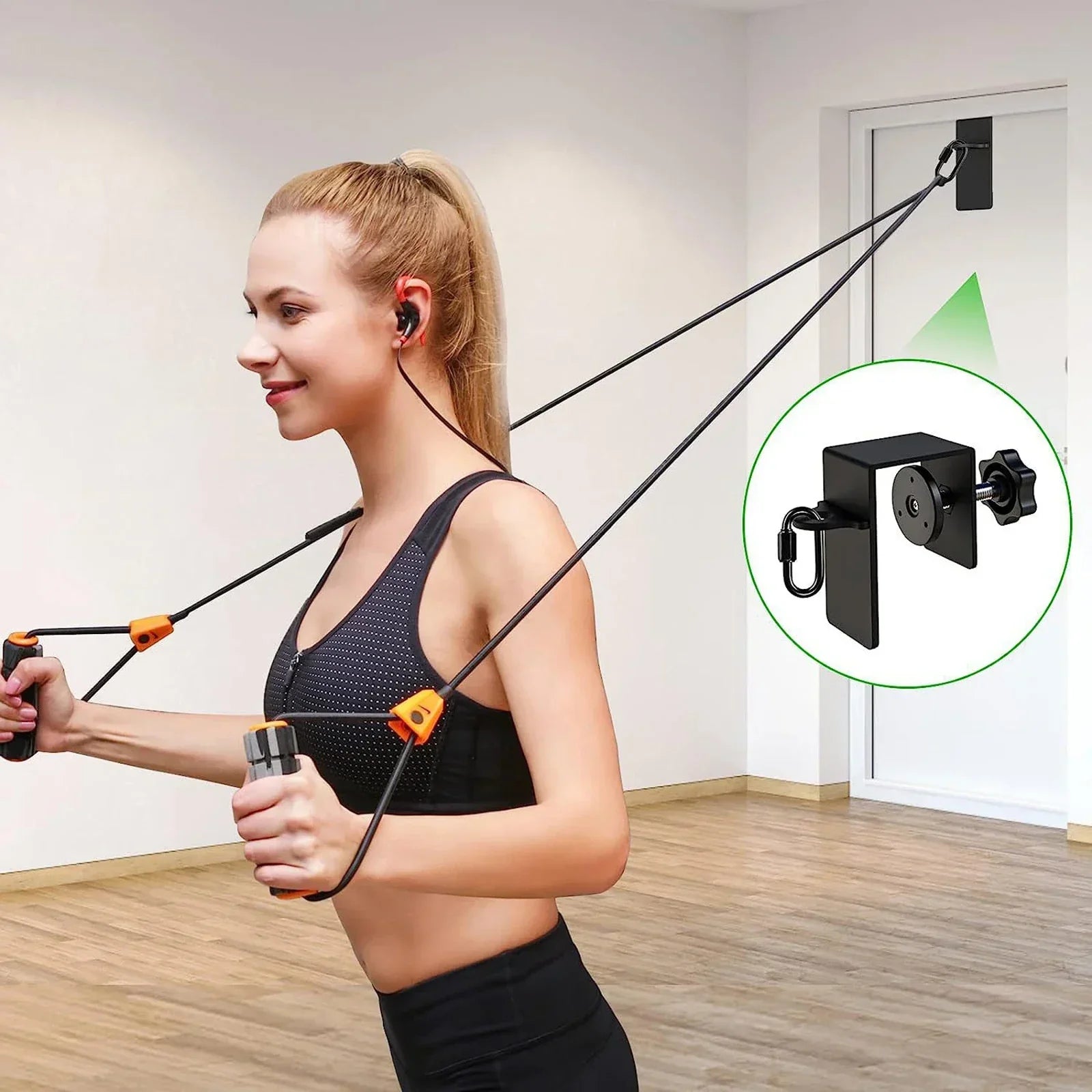 Women Workout Door Mount Anchor